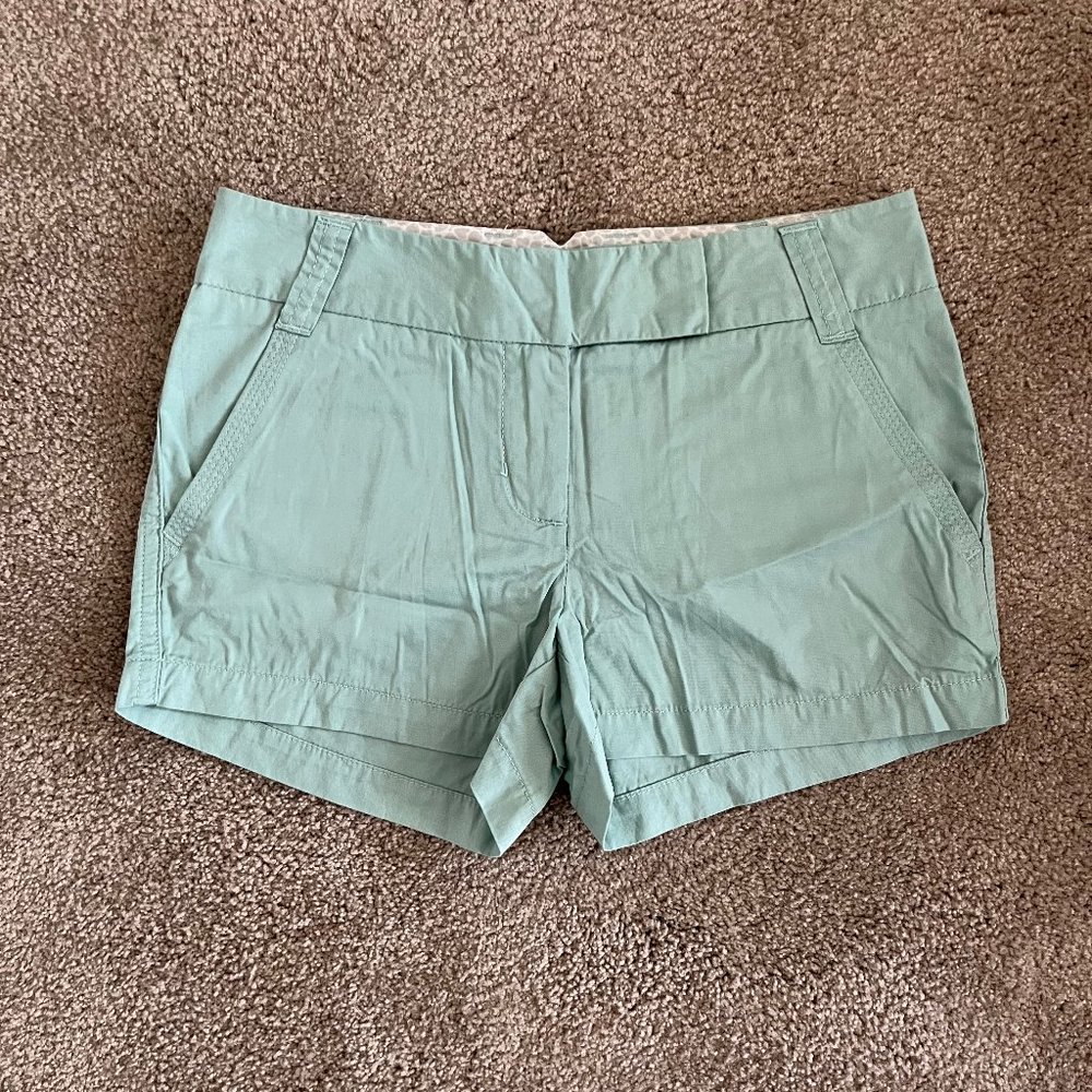 J. Crew Factory Chino Shorts Light Green (Pistachio) Size 0